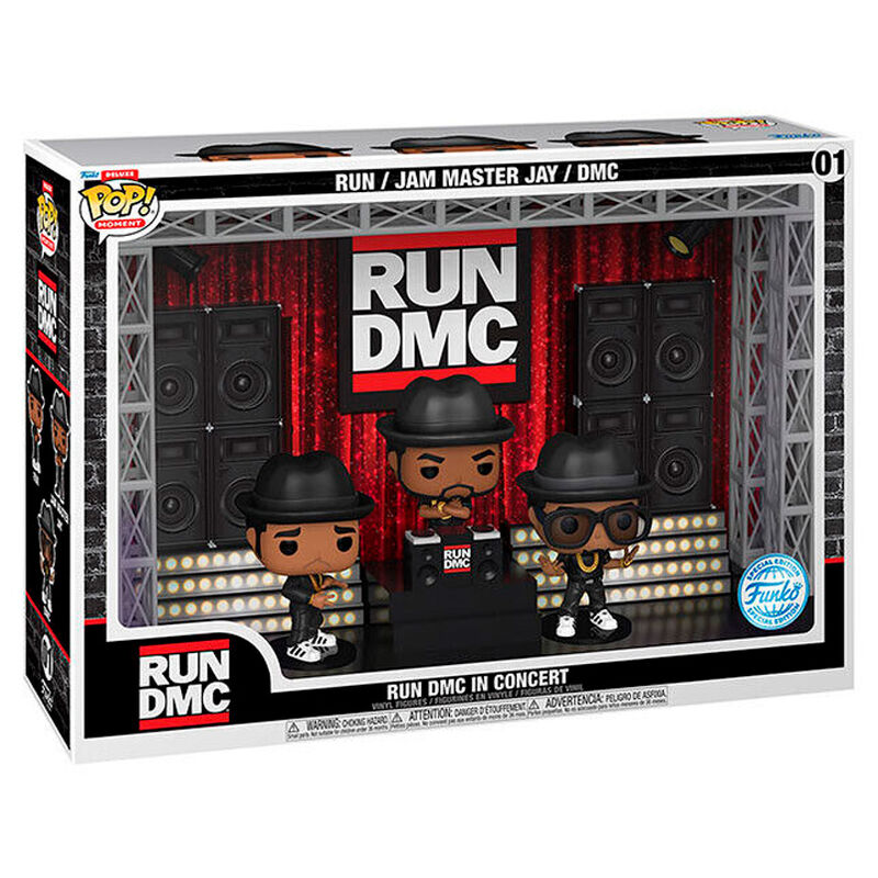 Funko POP Moments Deluxe Run DMC in Concert Exclusivo - Frikibase.com