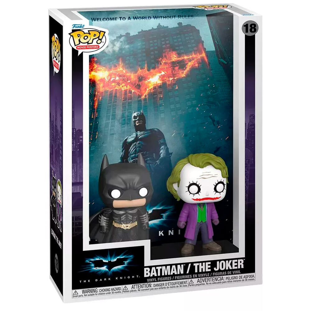 Funko POP Movie Poster DC Comics The Dark Knight Batman & Joker - Frikibase.com