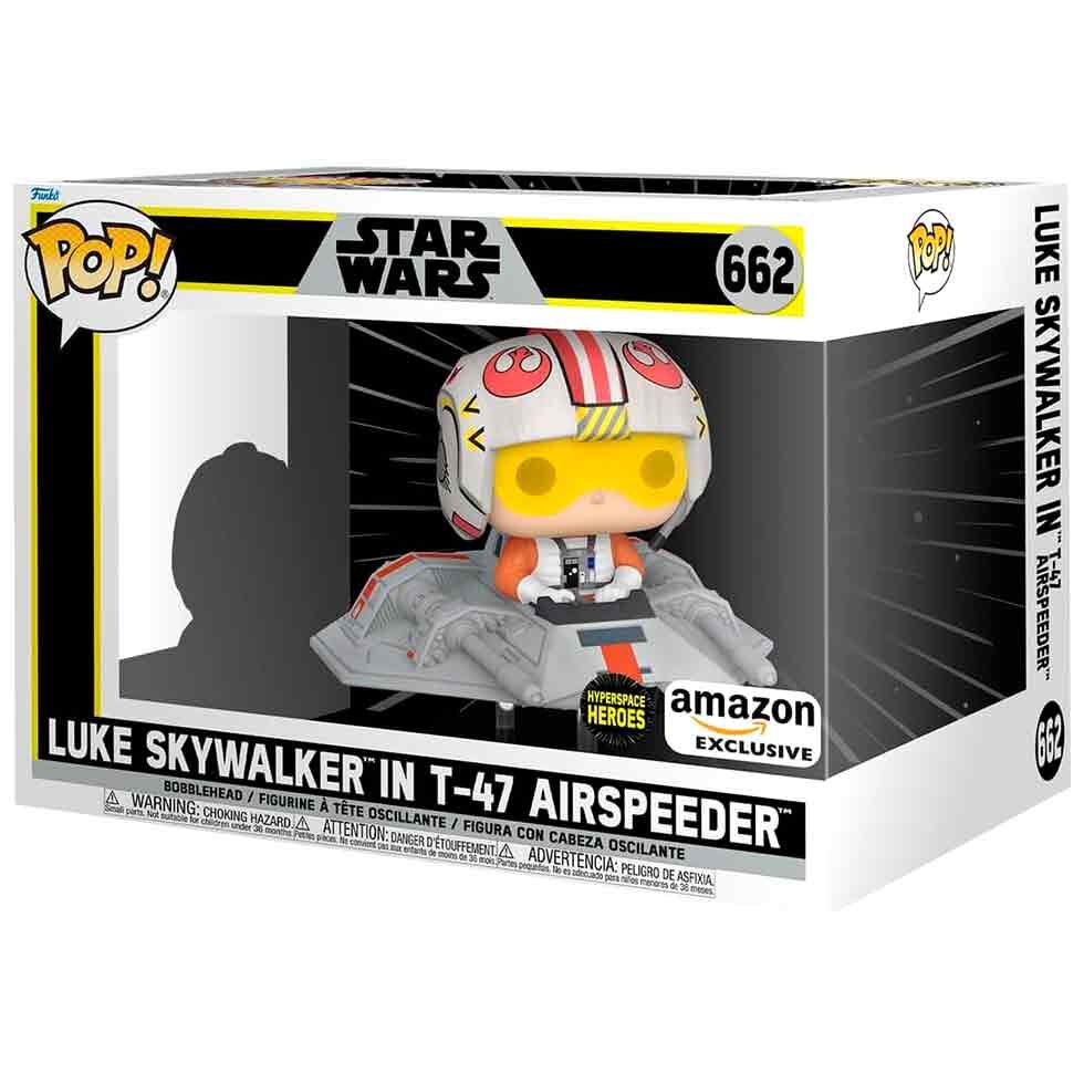 Funko POP Rides Star Wars Luke Skywalker in T-47 Airspeeder Exclusivo - Frikibase.com