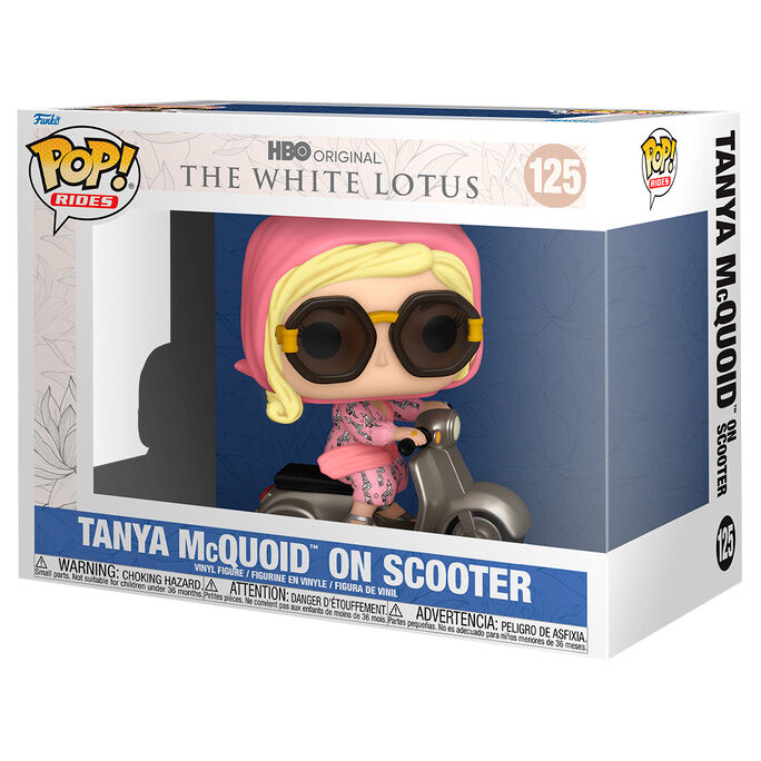 Funko POP Rides The White Lotus Tanya McQuoid on Scooter - Frikibase.com