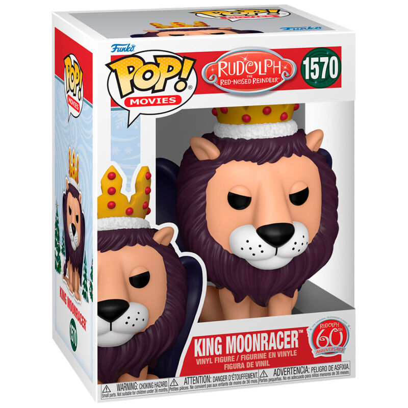 Funko POP Rudolph The Red-Nosed Reindeer King Moonracer - Frikibase.com