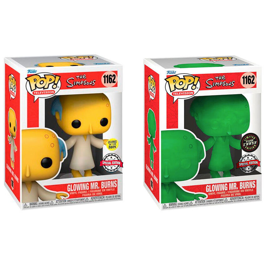 Funko POP Simpsons Glowing Mr. Burns Exclusivo (5+1 Chase) - Frikibase.com