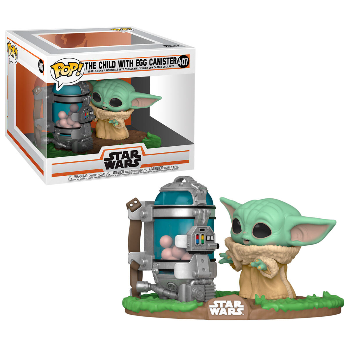 Funko POP Star Wars The Mandalorian Child with Canister - Frikibase.com