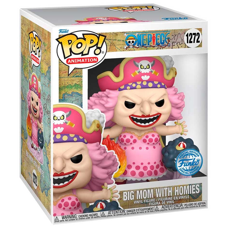 Funko POP Super One Piece Big Mom with Homies Exclusivo - Frikibase.com