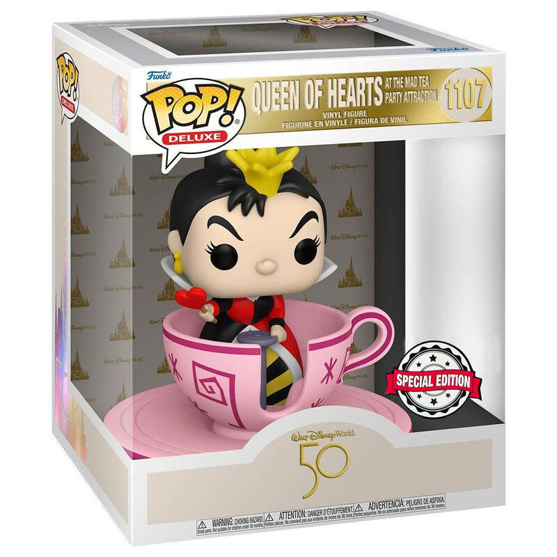 Funko POP Walt Disney World 50th Queen of Hearts at mad tea party Exclusivo - Frikibase.com