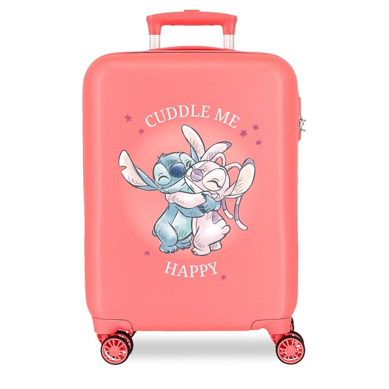 Maleta trolley ABS Cuddle Me Coral Stitch Disney 55cm - Frikibase.com