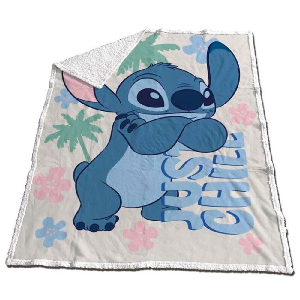 Manta coralina sherpa Stitch Disney 130x170cm - Frikibase.com