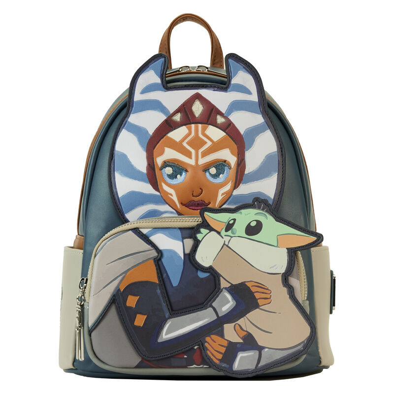 Mochila Ahsoka & Grogu the Mandalorian Star Wars Loungefly 26cm - Frikibase.com