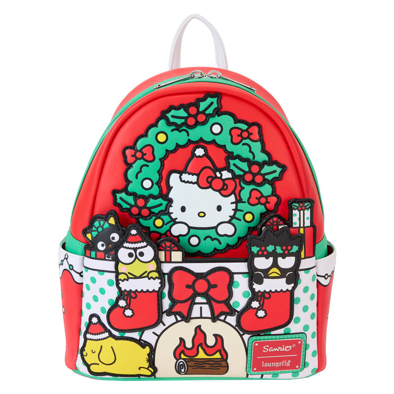 Mochila Christmas Hello Kitty Sanrio Loungefly 26cm - Frikibase.com