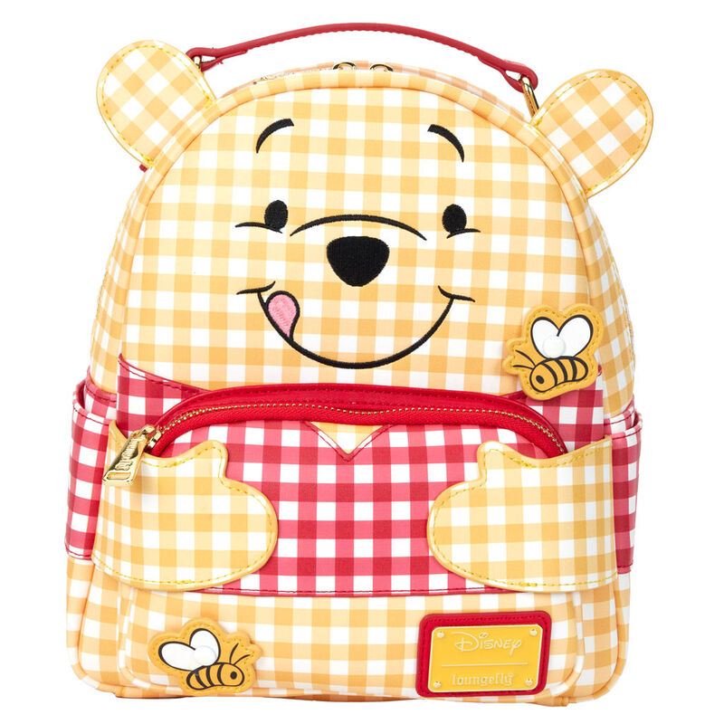 Mochila Gingham Winnie the Pooh Disney Loungefly 25cm - Frikibase.com