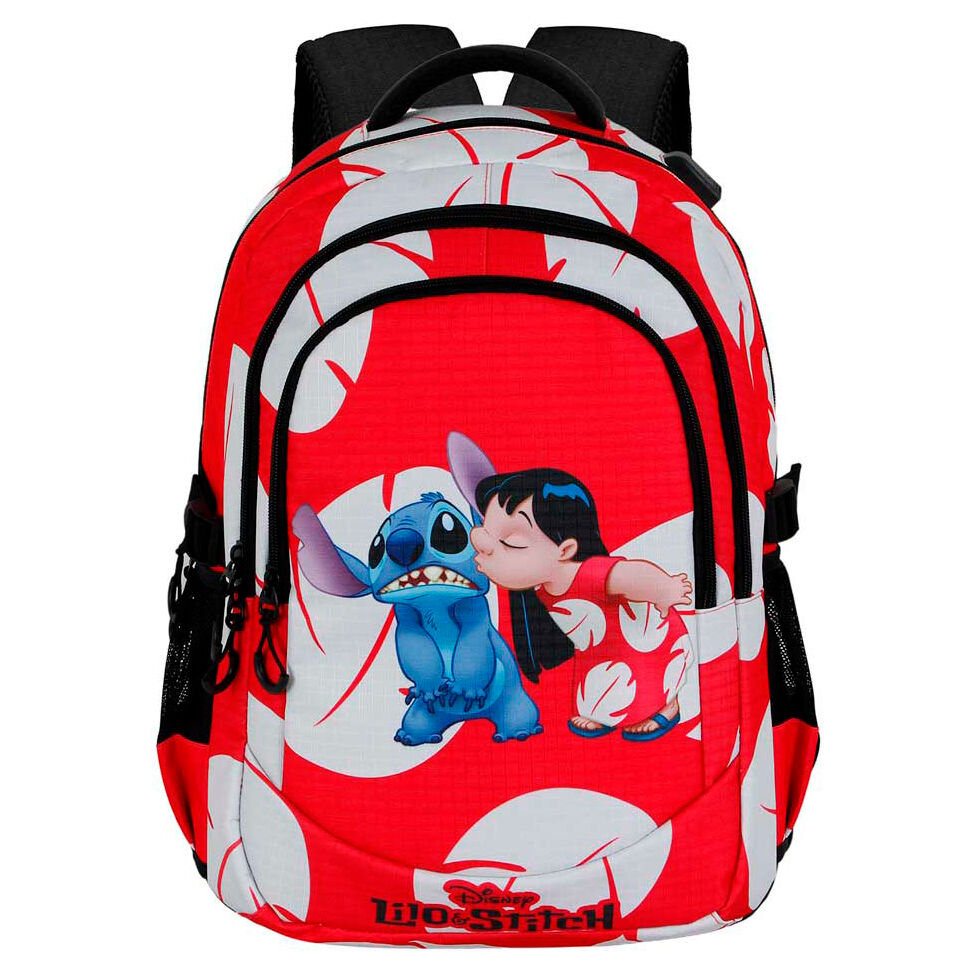 Mochila Kiss Stitch Disney 44cm adaptable - Frikibase.com