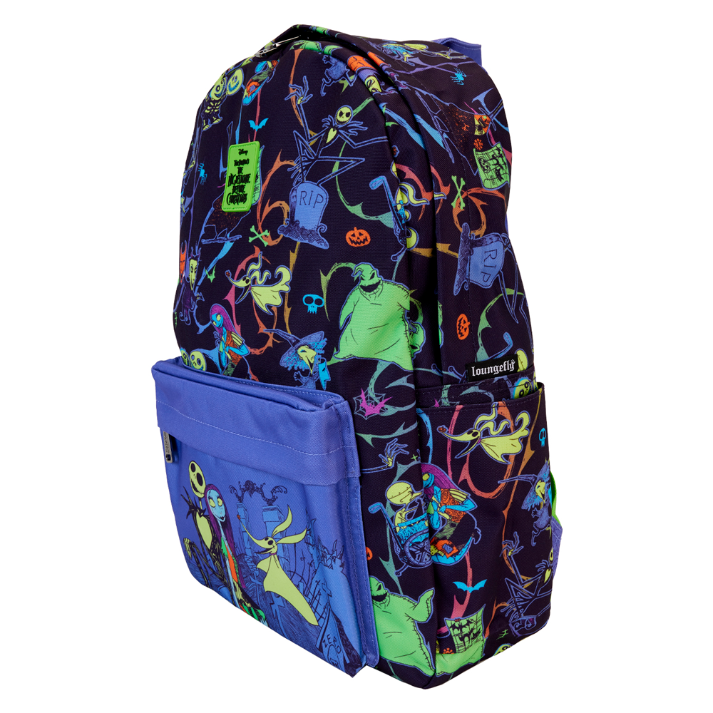 Mochila nylon Pesadilla Antes de Navidad Disney Loungefly 43cm - Frikibase.com