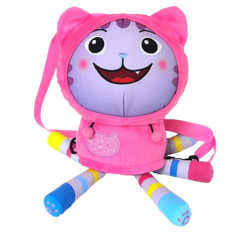 Mochila peluche DJ Capucha La Casa de Muñecas de Gabby 38cm - Frikibase.com