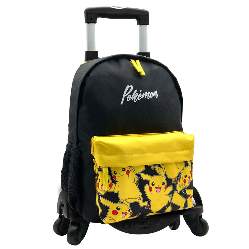 Mochila Pikachu Pokemon + Carro Toybags 42cm - Frikibase.com