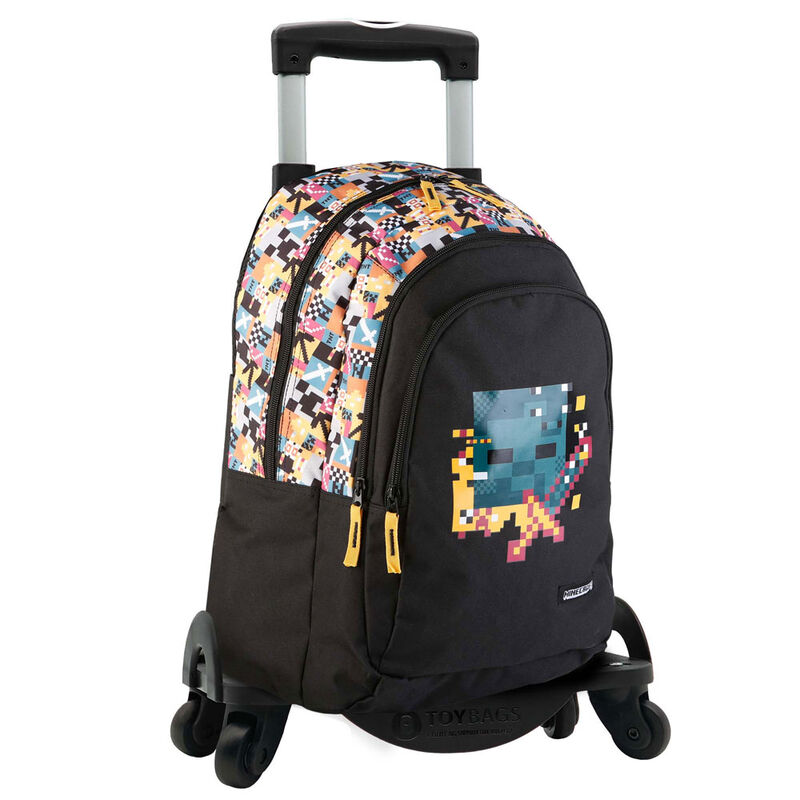 Mochila Pixel Minecraft+ Carro Toybags 44cm - Frikibase.com