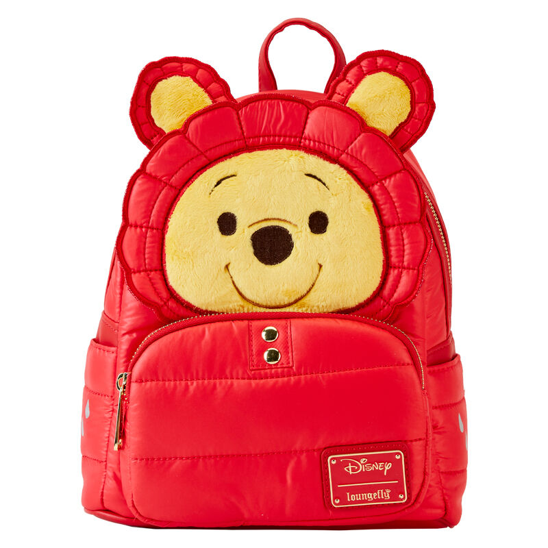 Mochila Rainy Day Puffer Jacket Winnie the Pooh Disney Loungefly 26cm - Frikibase.com