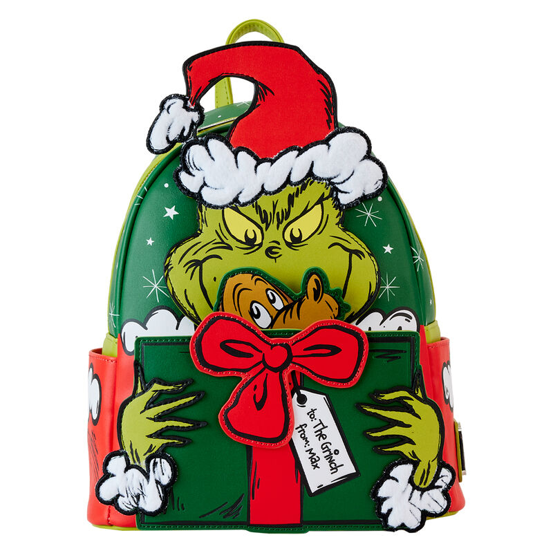 Mochila Santa How the Grinch Stole Christmas! Dr. Seuss Loungefly 26cm - Frikibase.com