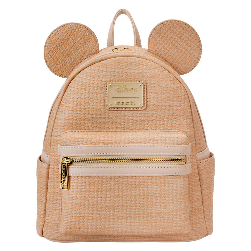 Mochila Straw Mickey Disney Loungefly 26cm - Frikibase.com