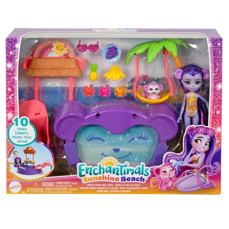 Muñeca Monito Sunshine Beach Enchantimals - Frikibase.com