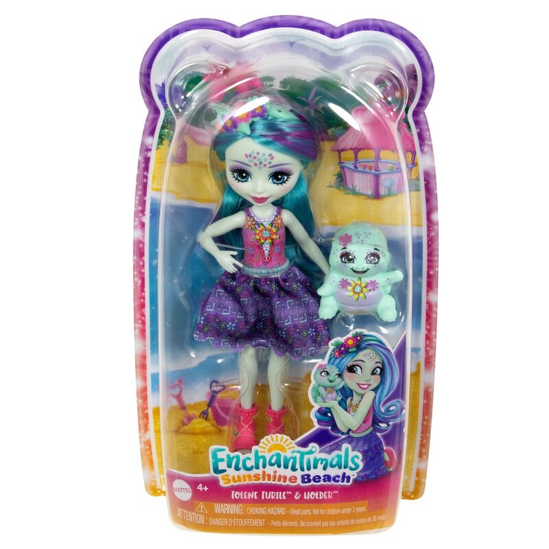 Muñeca Tolene Turtle Sunshine Beach Enchantimals - Frikibase.com