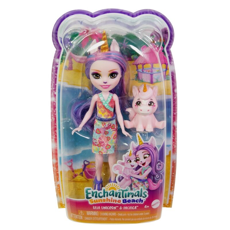 Muñeca Ulia Unicorn Sunshine Beach Enchantimals - Frikibase.com