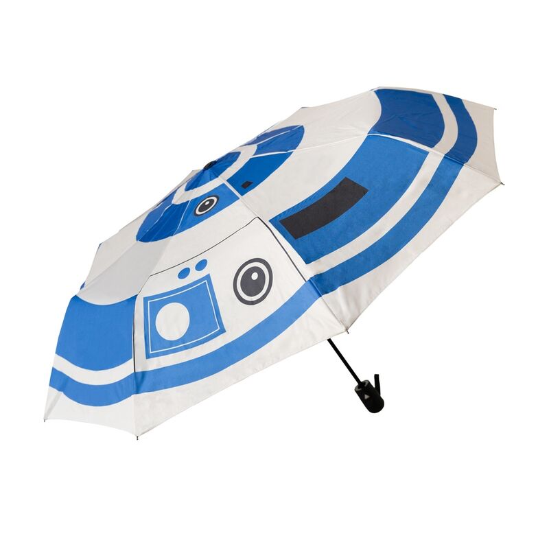 Paraguas plegable automatico R2D2 Star Wars - Frikibase.com