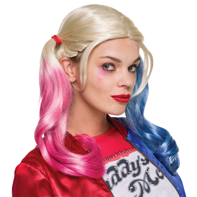 Peluca Harley Quinn DC Comics adulto - Frikibase.com