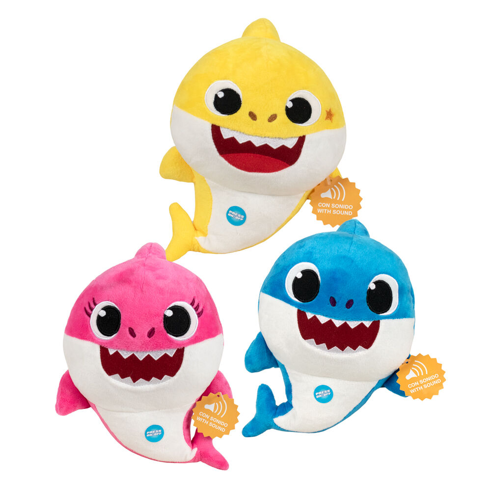 Peluche Baby Shark 17cm sonido (surtido) - Frikibase.com