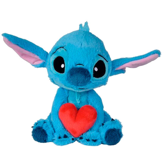 Peluche corazon Stitch Disney 25cm - Frikibase.com