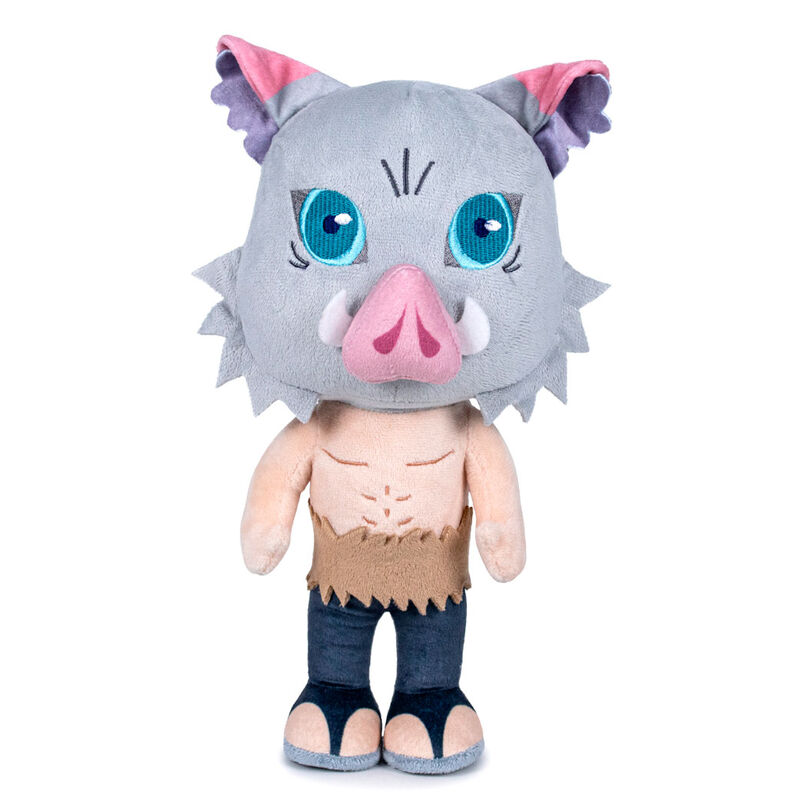 Peluche Inosuke Hashibira Demon Slayer Kimetsu no Yaiba 27cm - Frikibase.com