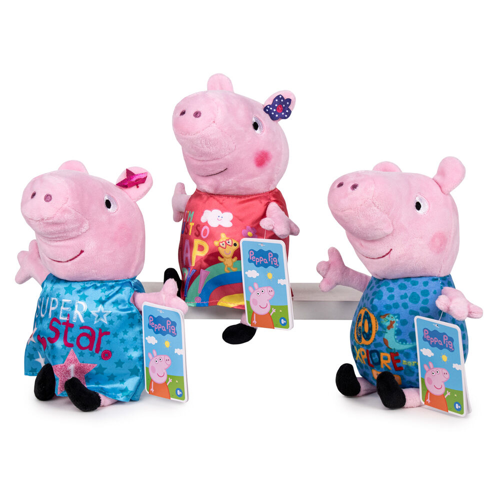 Peluche Peppa Pig Star 22cm (surtido) - Frikibase.com