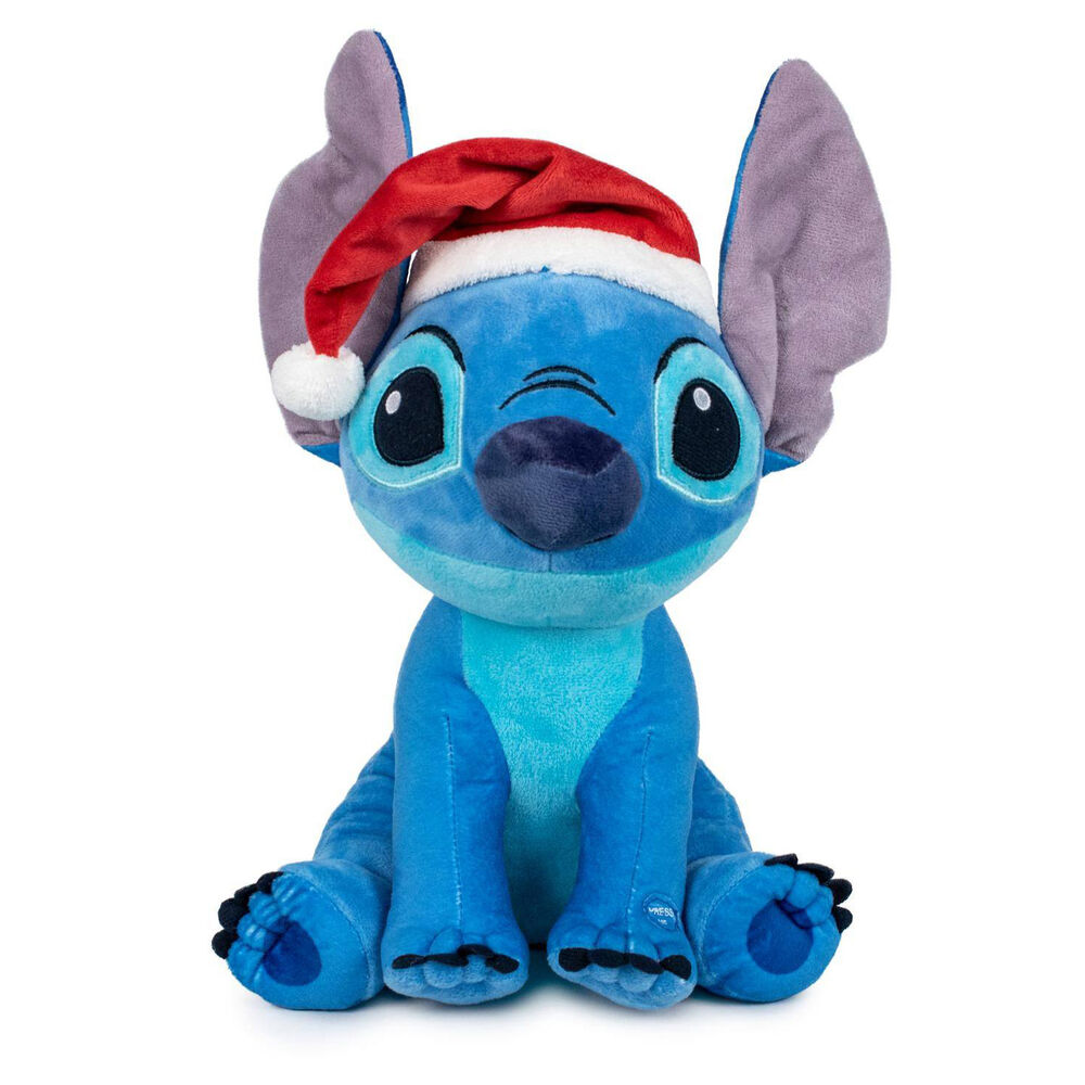 Peluche Stitch Christmas Disney soft sonido 26cm - Frikibase.com