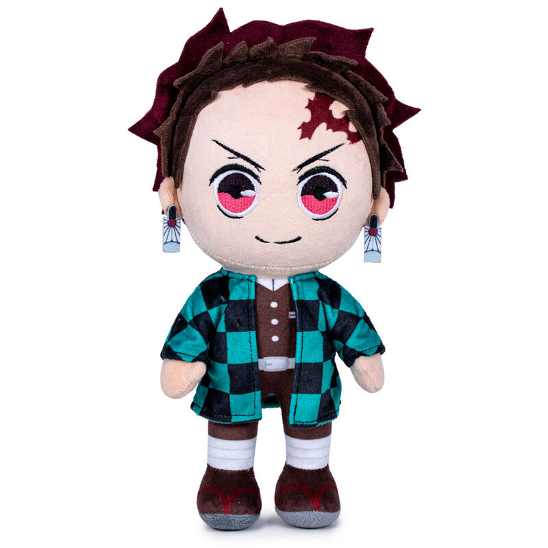 Peluche Tanjiro Kamado Demon Slayer Kimetsu no Yaiba 27cm - Frikibase.com