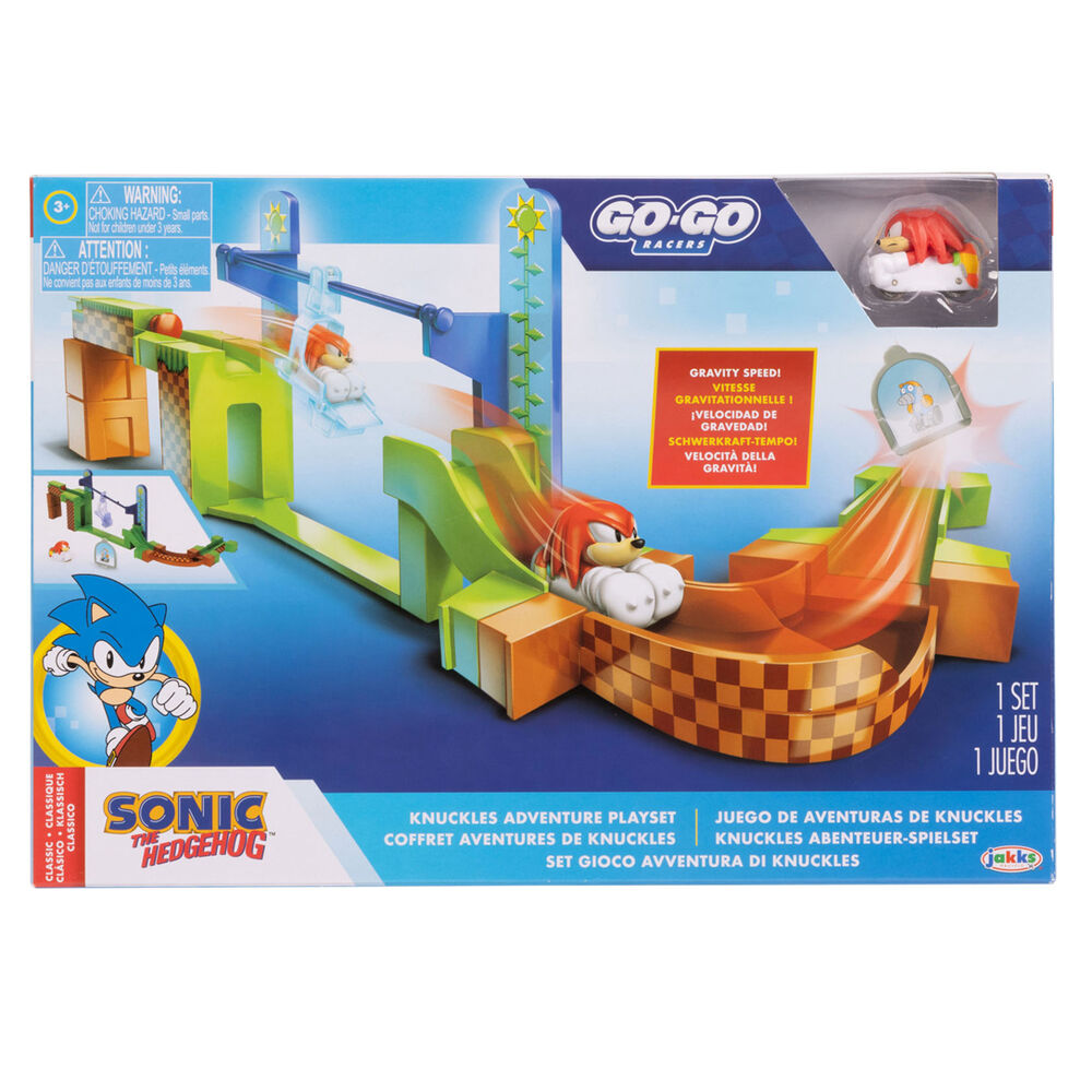 Playset Sonic & Knuckles Go Go Racers Sonic (surtido) - Frikibase.com