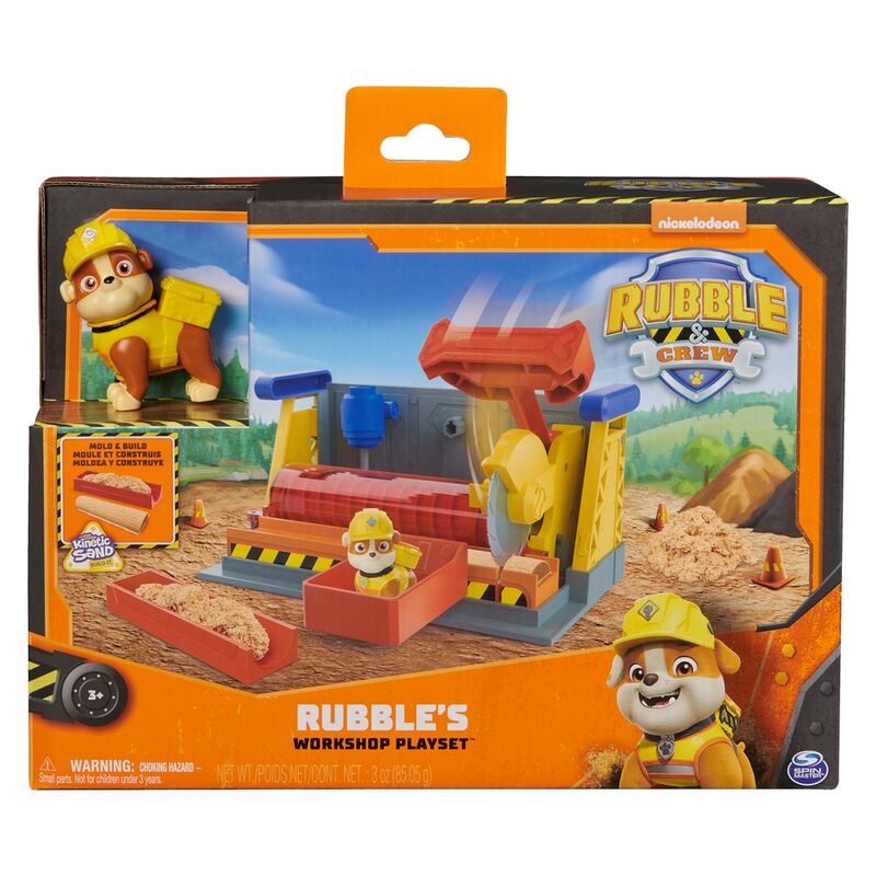 Playset Taller Construccion Equipo Rubble Patrulla Canina Paw Patrol - Frikibase.com