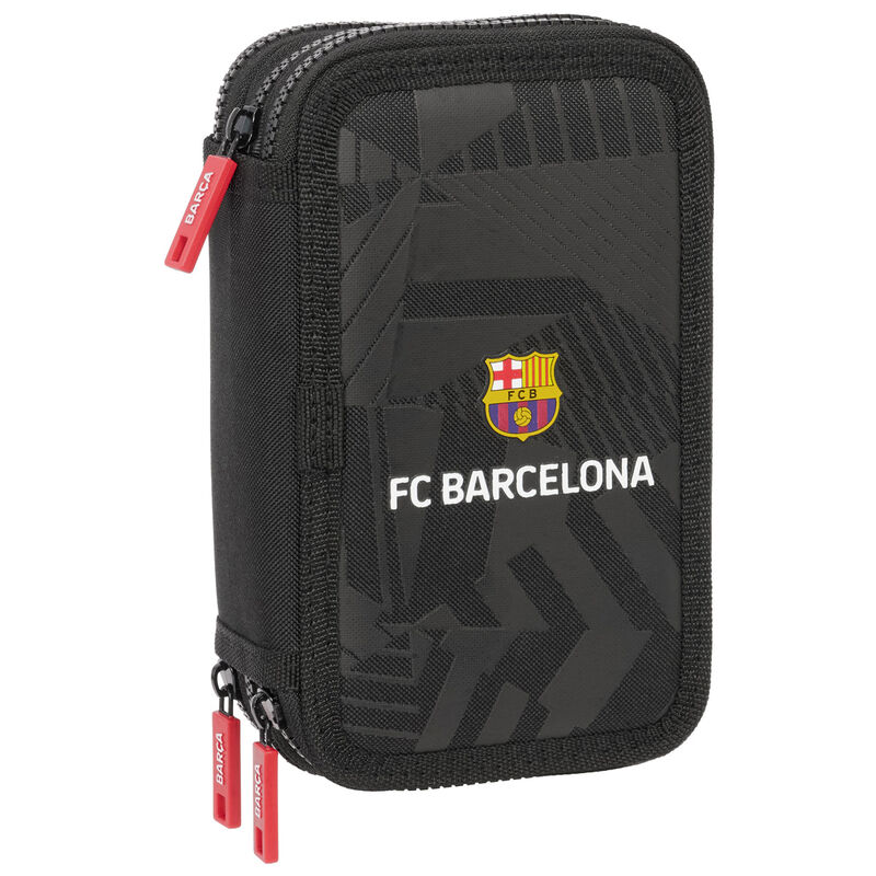 Plumier Black FC Barcelona 37pzs triple - Frikibase.com