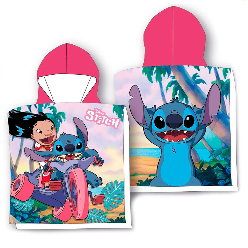 Poncho toalla Lilo & Stitch Disney algodon - Frikibase.com