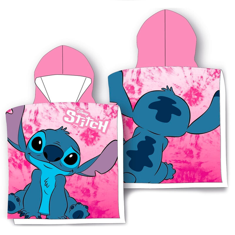 Poncho toalla Stitch Disney algodon - Frikibase.com