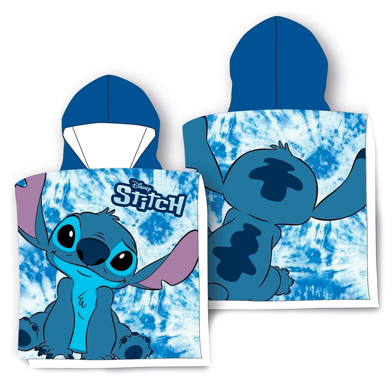 Poncho toalla Stitch Disney algodon - Frikibase.com