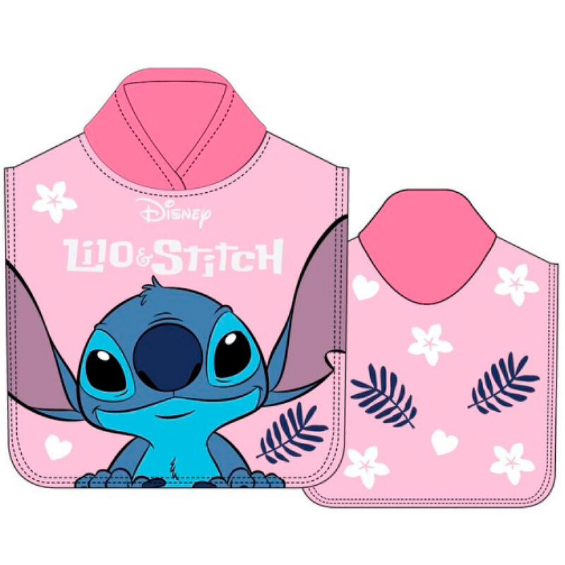 Poncho toalla Stitch Disney microfibra - Frikibase.com