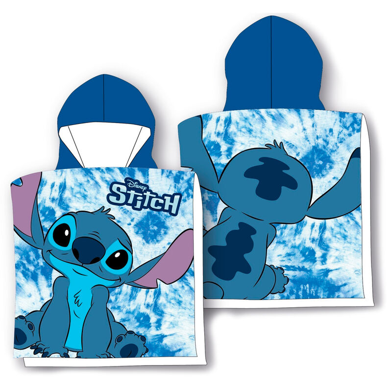 Poncho toalla Stitch Disney microfibra - Frikibase.com