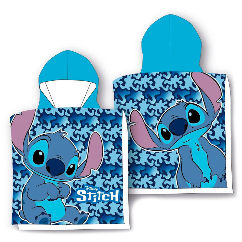 Poncho toalla Stitch Disney microfibra - Frikibase.com