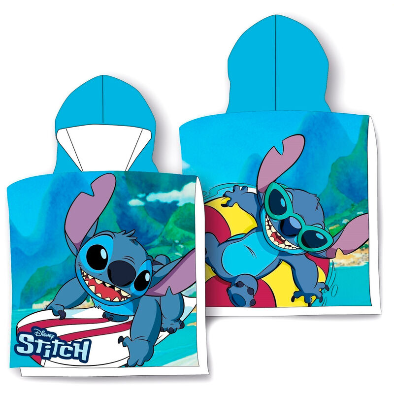 Poncho toalla Surf Stitch Disney algodon - Frikibase.com