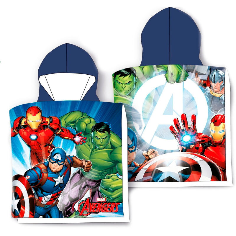 Poncho toalla Vengadores Avengers Marvel microfibra - Frikibase.com