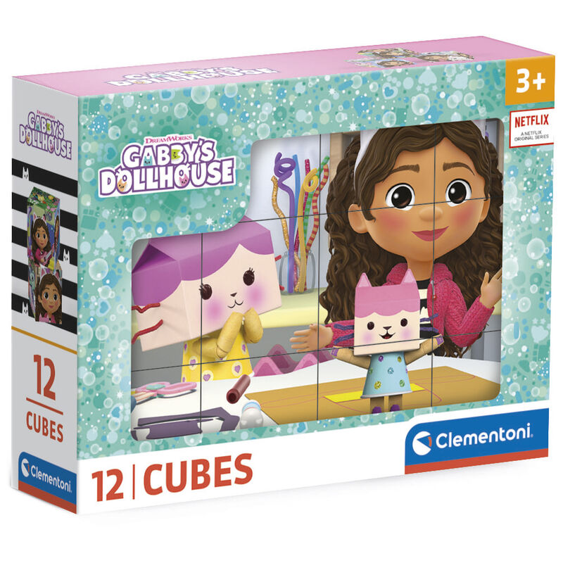 Puzzle cubo La Casa de Muñecas de Gabby 12pzs - Frikibase.com