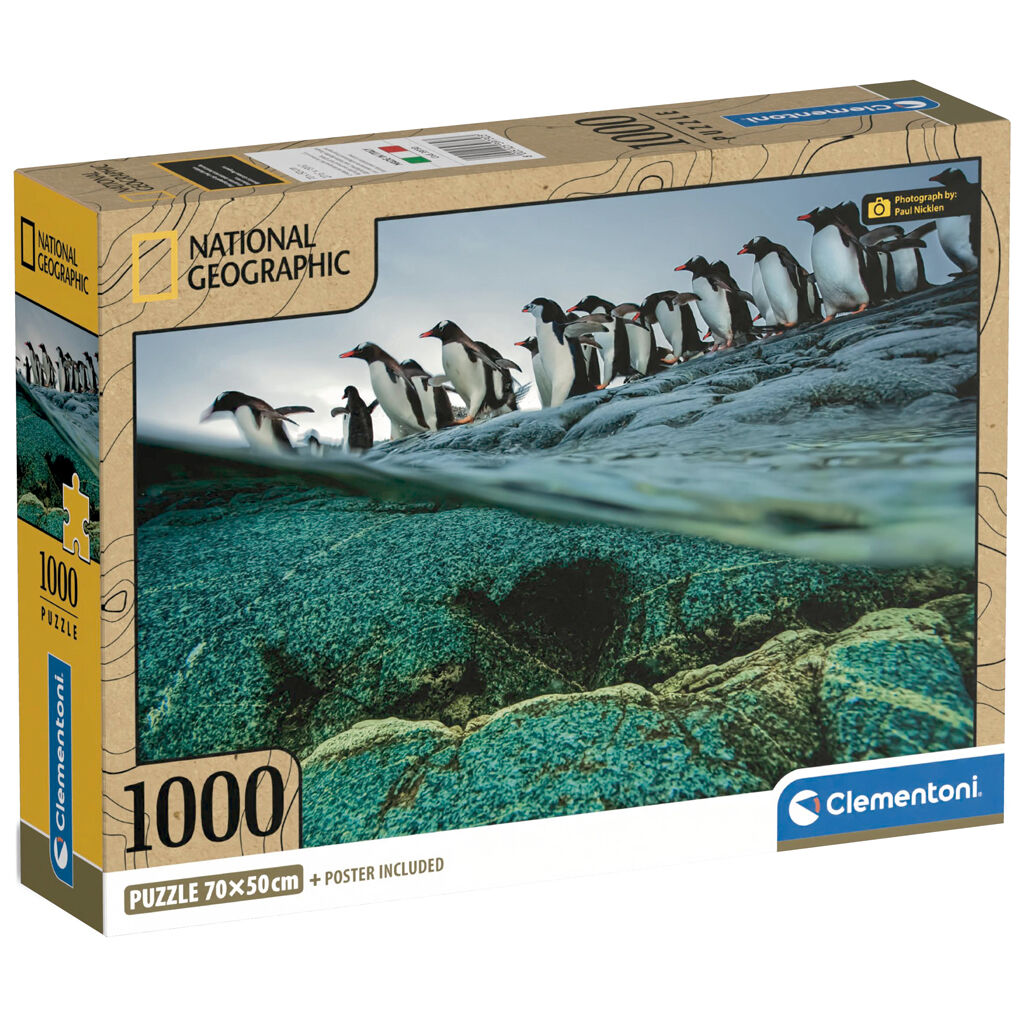 Puzzle Gentoo Penguins National Geographic 1000pzs - Frikibase.com