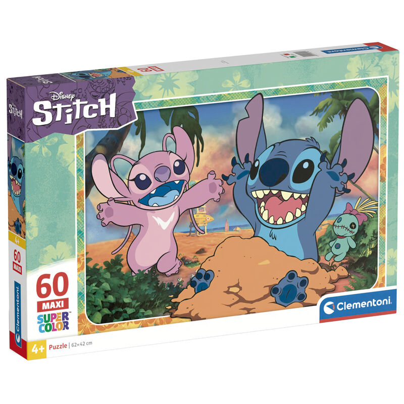 Puzzle maxi Stitch Disney 60pzs - Frikibase.com