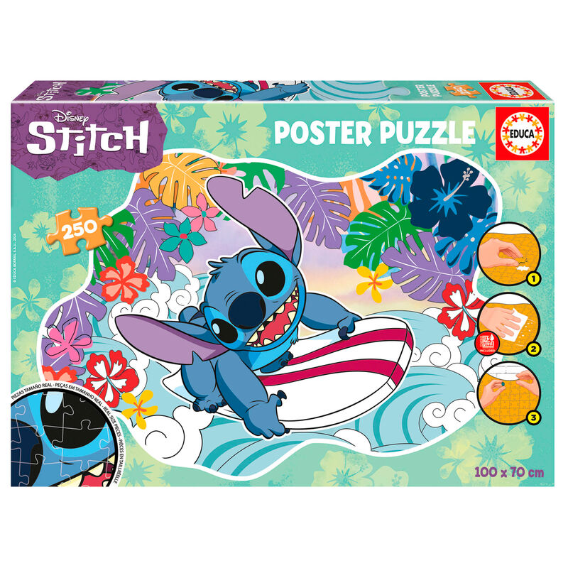 Puzzle Poster Stitch Disney 250pzs - Frikibase.com