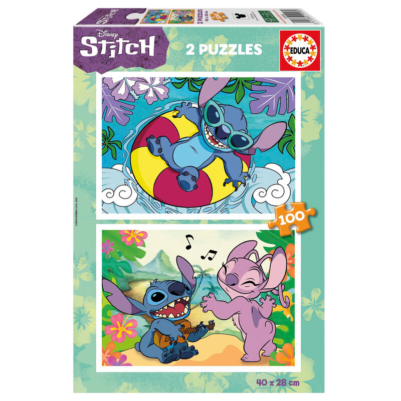 Puzzle Stitch Disney 2x100pzs - Frikibase.com