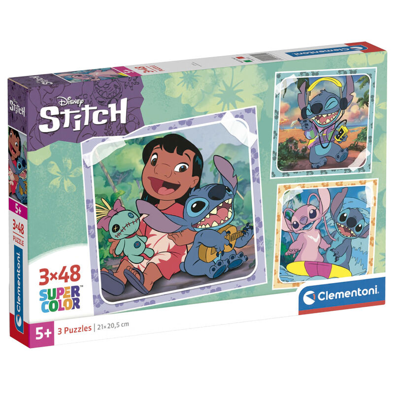 Puzzle Stitch Disney 3x48pzs - Frikibase.com